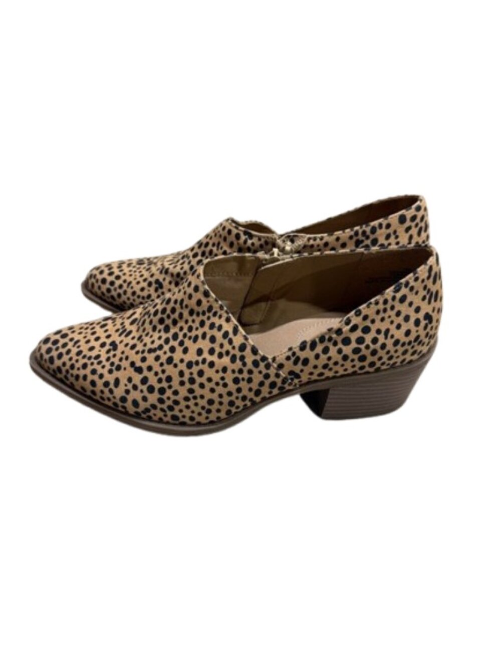 Maurices Amanda Leopard Stitch Low Side Shootie Women's Size 8 - Picture 2 of 8